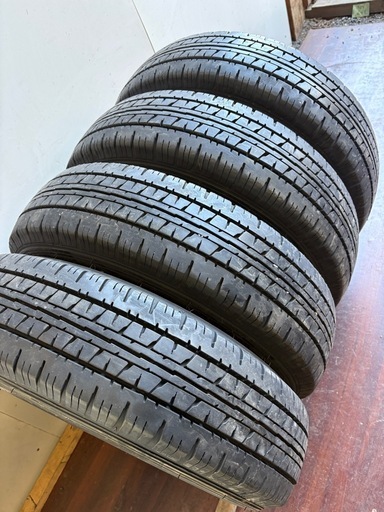 日産ADバン純正バリ山夏タイヤ付きスチールホイール