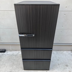 183⭐️2024年製美品★アクア　冷蔵庫　3ドア　大型　自動製氷　木目 の画像