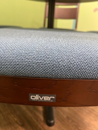 【応接セット】円テーブル＋椅子4脚｜Oliver製