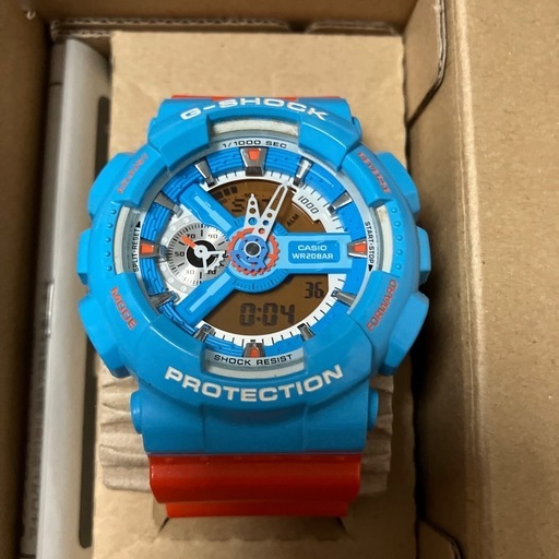 CASIO G-SHOCK GA-100CF/GA-110NCアナデジ2本セット