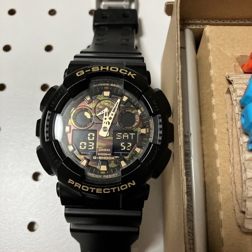 CASIO G-SHOCK GA-100CF/GA-110NCアナデジ2本セット