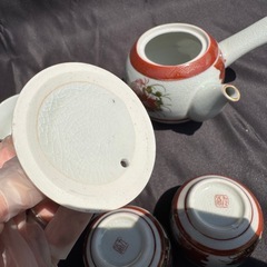 九谷焼【急須セット】和柄 湯のみ5客＋急須セットの画像