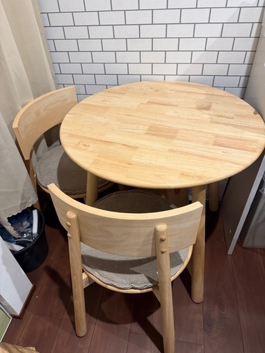 ダイニングテーブル　２人用　美品　