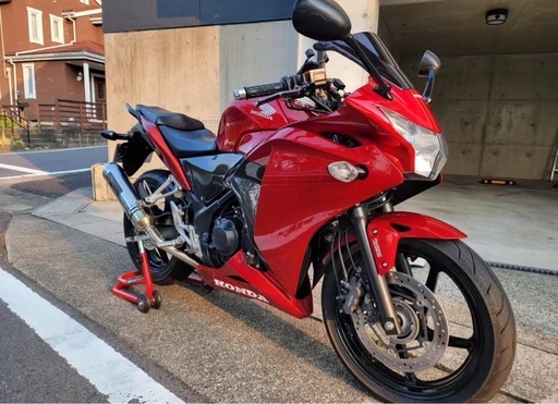 極美車cbr250r abs etc 充電USB ヘルメットホルダー付き (あみ) 野並の 
