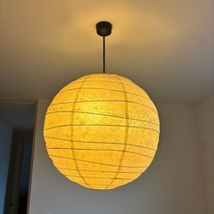 ナショナル　和紙ペンダントライトの画像