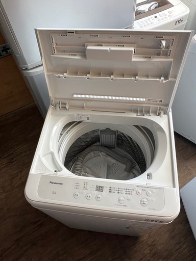 NO B988?福岡市内配送設置無料✨?全自動洗濯機 Fシリーズ ニュアンスグレー NA-F50B15-H [洗濯5.0kg /乾燥機