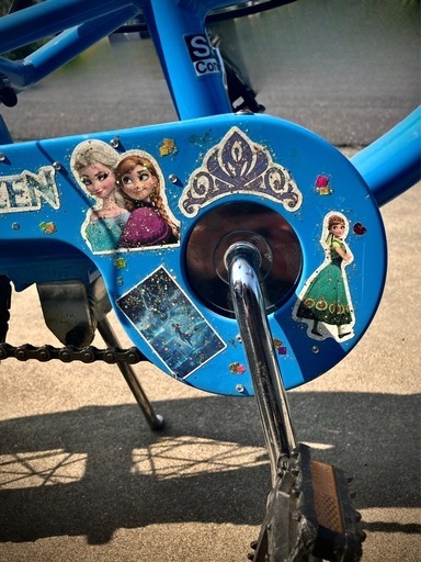子ども用　自転車　ビーチクルーザー　16インチ【アナと雪の女王】モデル