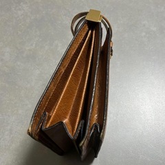 昭和レトロ ヴィンテージ 本革 がま口 レザー ハンドバッグ 和装 着物 モダンの画像