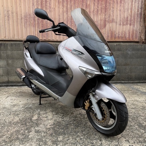 ヤマハ　マジェスティ125 FI ガンメタ キャリア付き　動画あり　大阪