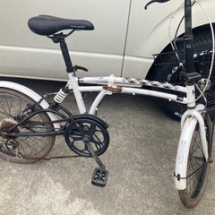 ドッペルギャンガー折り畳み自転車ジャンク品 (Green frog) 船岡の 