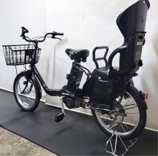 1年保証 送料無料 大容量　パナソニック　ギュット　20インチ　茶色　電動アシスト自転車 g404