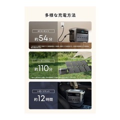 アンカー　ANKER Solix C1000 Plus ポータブル電源　1700W オフホワイト ポタ電の画像