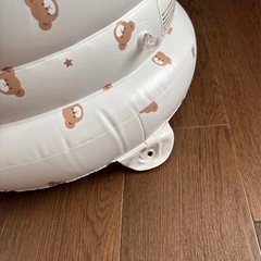 ベビーチェア　バスチェア 　くま柄　沐浴 の画像