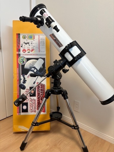天体望遠鏡 コスモスター ER-115M 美品 箱付き 初心者向け 月観測に◎