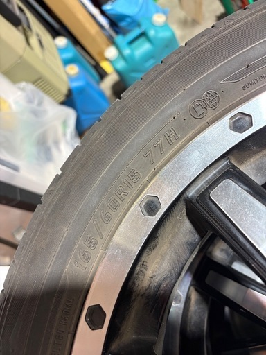 最終値下げ軽自動車用アルミとタイヤ