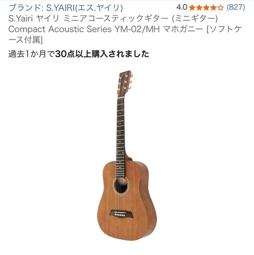 ミニギター S.yairi YM-02