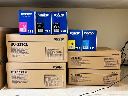brother  トナー293、廃トナー、ベルトユニットセット