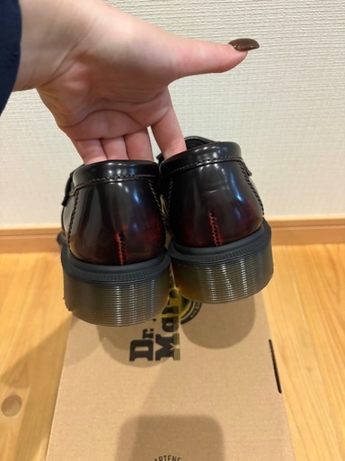 Dr. Martens Adrian タッセルローファー チェリーレッド UK4