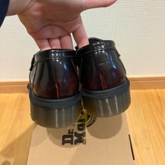 Dr. Martens Adrian タッセルローファー チェリーレッド UK4の画像