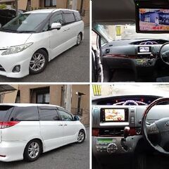 ★激安★豪華装備★貴重★ナビ/地デジテレビ/DVD★バックカメラ★天井モニター★車検たっぷり９年４月迄★無事故★エスティマ　アエラスGの画像