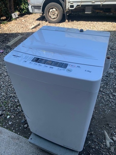 ♦Hisense 全自動電気洗濯機【2020年製】HW-K55E