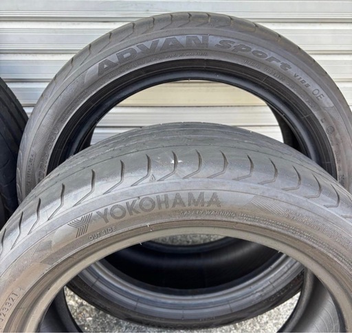 4本セット 16インチ YOKOHAMA アドバン 195/50R16 84V ADVAN sports v105 タイヤ セット Y