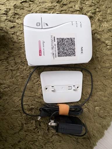 NEC wifiルーター (ジン) てだこ浦西の周辺機器の中古あげます・譲り 