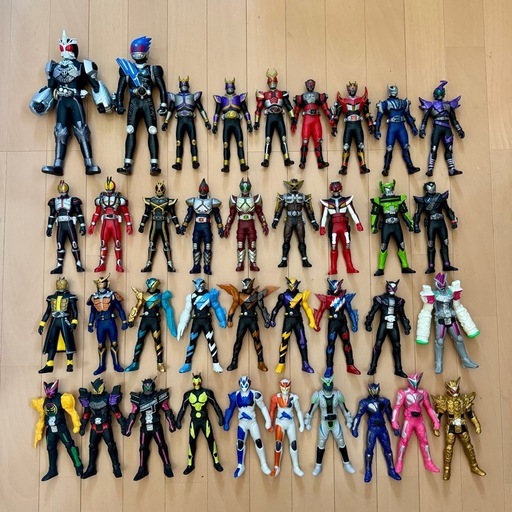 【37体セット】仮面ライダー ソフビ フィギュア　まとめ売り