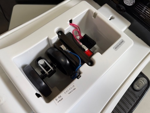ミズタニ A-KIDS レクサス LS460 ホワイト 電動乗用玩具 バッテリー充電器付き 動作確認済 中古現状品 ①