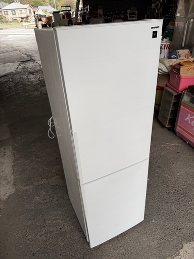 シャープ SHARP 冷蔵庫 SJ-PD31H-W プラズマクラスター(幅56.0cm、奥行66.5cm) 310L 右開き 2ドア 