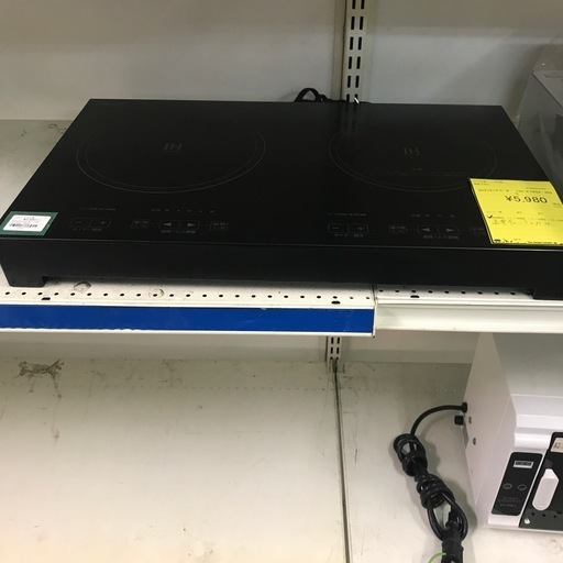 ジャングルジャングル貝塚店　IHクッキングヒーター　2020 ヤマダ　黒　ブラック　IH調理器　ガラストップ　中古　貝塚市　二色浜