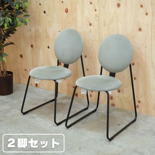 ≪zyt2992ジ限≫ [2脚セット] IKEA ダイニングチェア MANHULT/モンフルト おしゃれ/北欧/新生活/中古家具/リユースストレージ仙台 080402-65