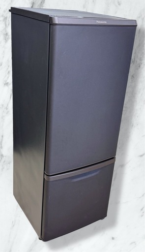 2020年製 Panasonic 168L 冷蔵庫 NR-B17CW マットダークグレー 2ドア 動作確認済