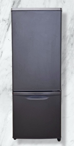 2020年製 Panasonic 168L 冷蔵庫 NR-B17CW マットダークグレー 2ドア 動作確認済