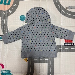 GAP フード付きパーカー 3-6monthsの画像