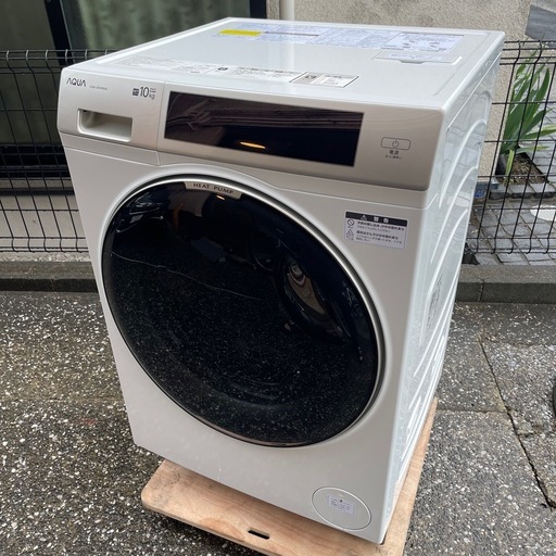 全国最安値【店頭展示品】2025年製AQUAドラム式洗濯乾燥機ヒートポンプ　AQW-DM10R配達無料！