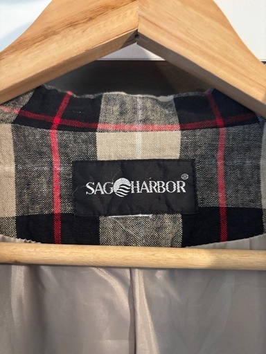 90s SAG HARBOR check jacket