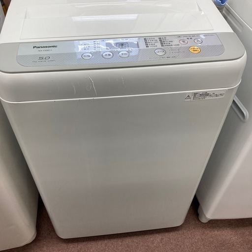 ⭐️Panasonic電気洗濯機⭐️NA-F50B11 　5キロ　2018年式