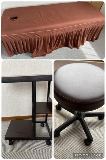 【残り2日】【総額8万相当】サロン即開業フルセット！ブラウン統一・備品＆消耗品多数（美品） 