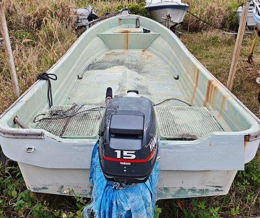 和船 17Ft ｜ヤマハ15馬力船外機付き  現状渡し 沖縄のみ 引取限定