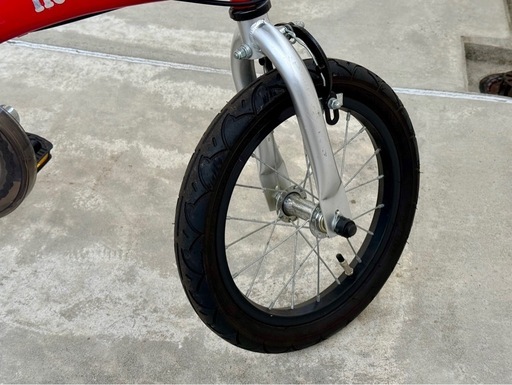 子供用　自転車　ストライダー　へんしんバイク　赤