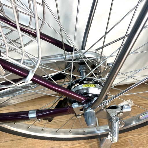 自転車 ブリヂストン プロムナードU 24インチ ベリーパープル