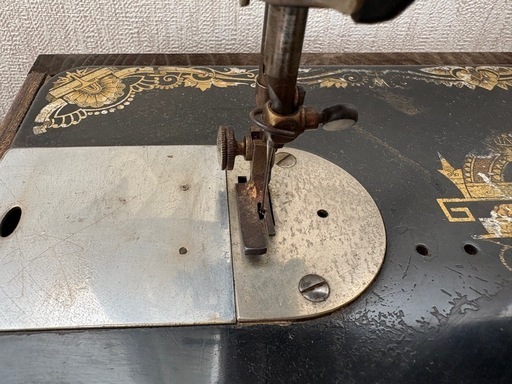【希少・極美品】100年前のSINGERアンティークミシン（スフィンクスモデル・実動）