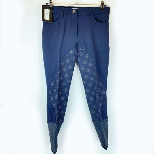 【未使用】Accademia Italiana アカデミアイタリアーナ キュロット パンツ ダイナミック パワーグリップ 44 ネイビー レディース 乗馬 馬術 乗馬ズボン
