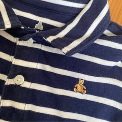 baby GAP デニムシャツとロンパースセットの画像