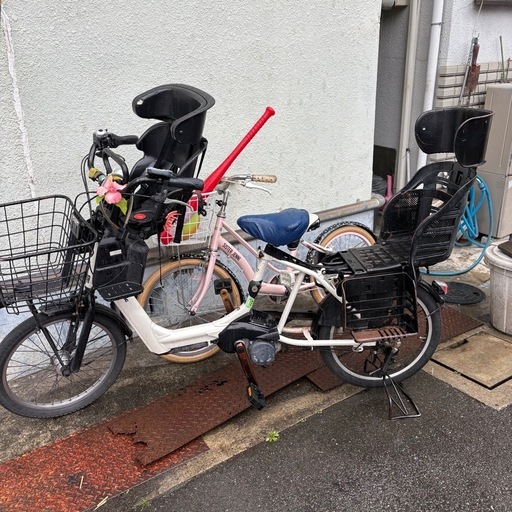 電動自転車 ママチャリ 子供乗せ付き