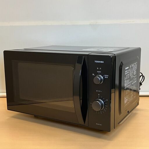 東芝 17L 単機能電子レンジ ER-M17YE3（ブラック）2025年製