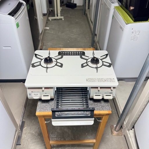 ?激安?動作確認済み✅?保証付き?リンナイ ガステーブル KG67BER 都市ガス用 2024年製 クリームベージュ