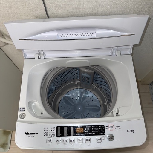 洗濯機　Hisense  2024年製