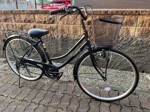 自転車26インチ6段切替え　ママチャリ　シティサイクル